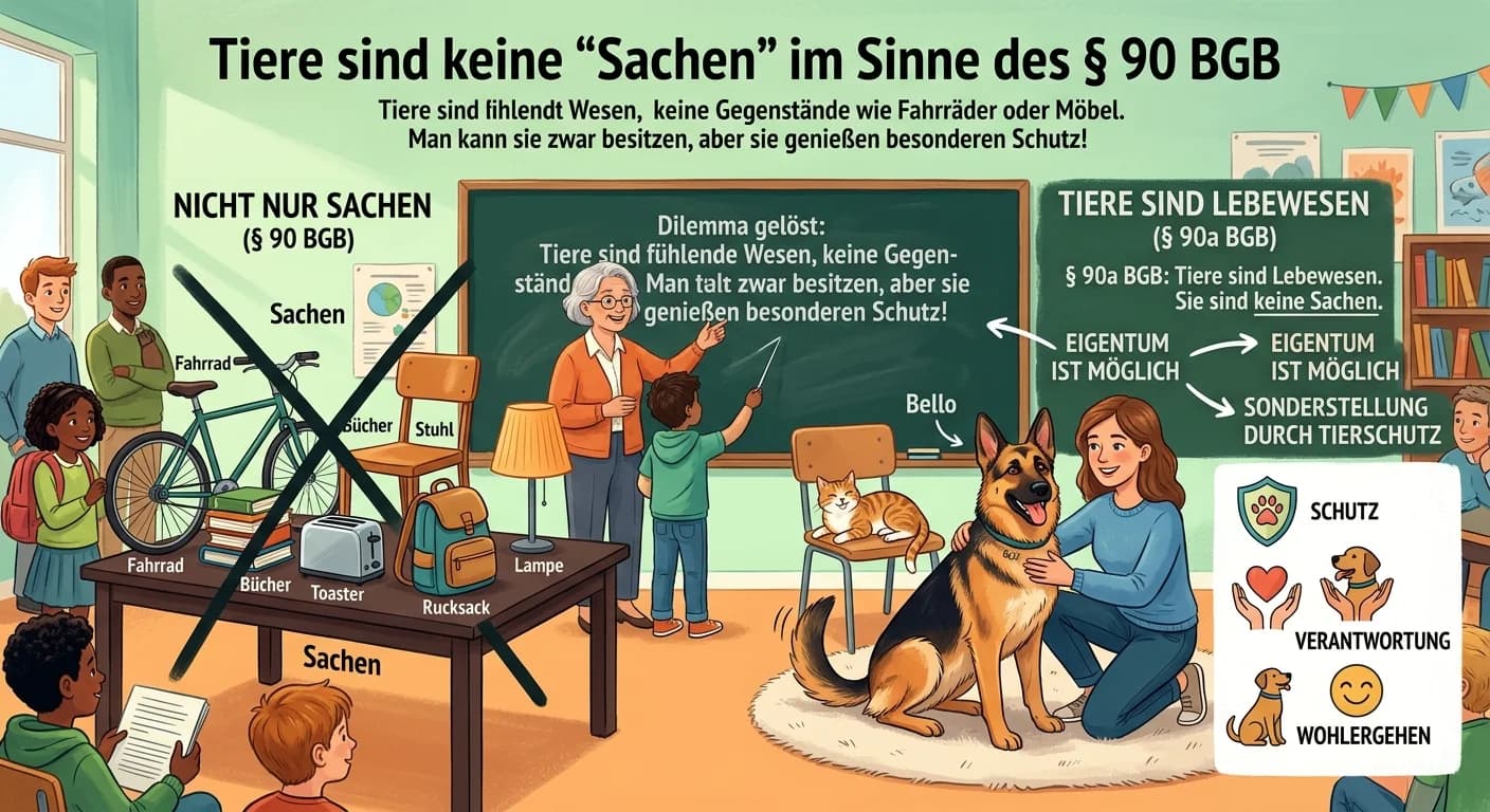 Rechtsanwaltsfachangestellte: Tiere im Recht – Eigentum oder Sonderstatus – einfach erklärt
