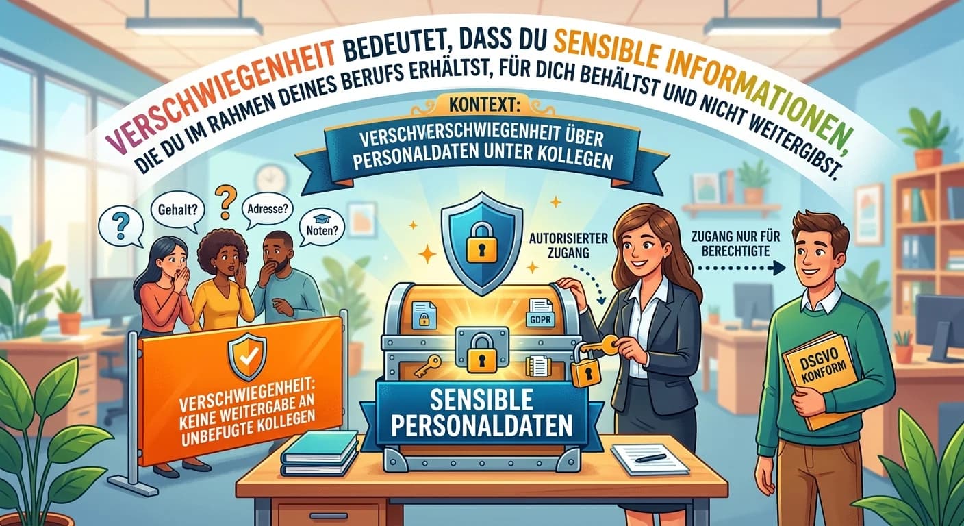 Rechtsanwaltsfachangestellte: Verschwiegenheit Personaldaten Kollegen – einfach erklärt
