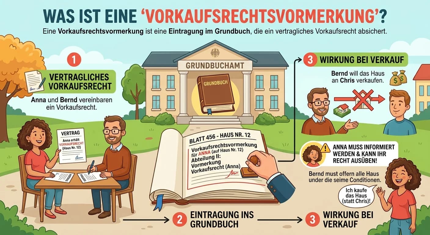 Rechtsanwaltsfachangestellte: Vorkaufsrechtsvormerkung im Grundbuch – einfach erklärt