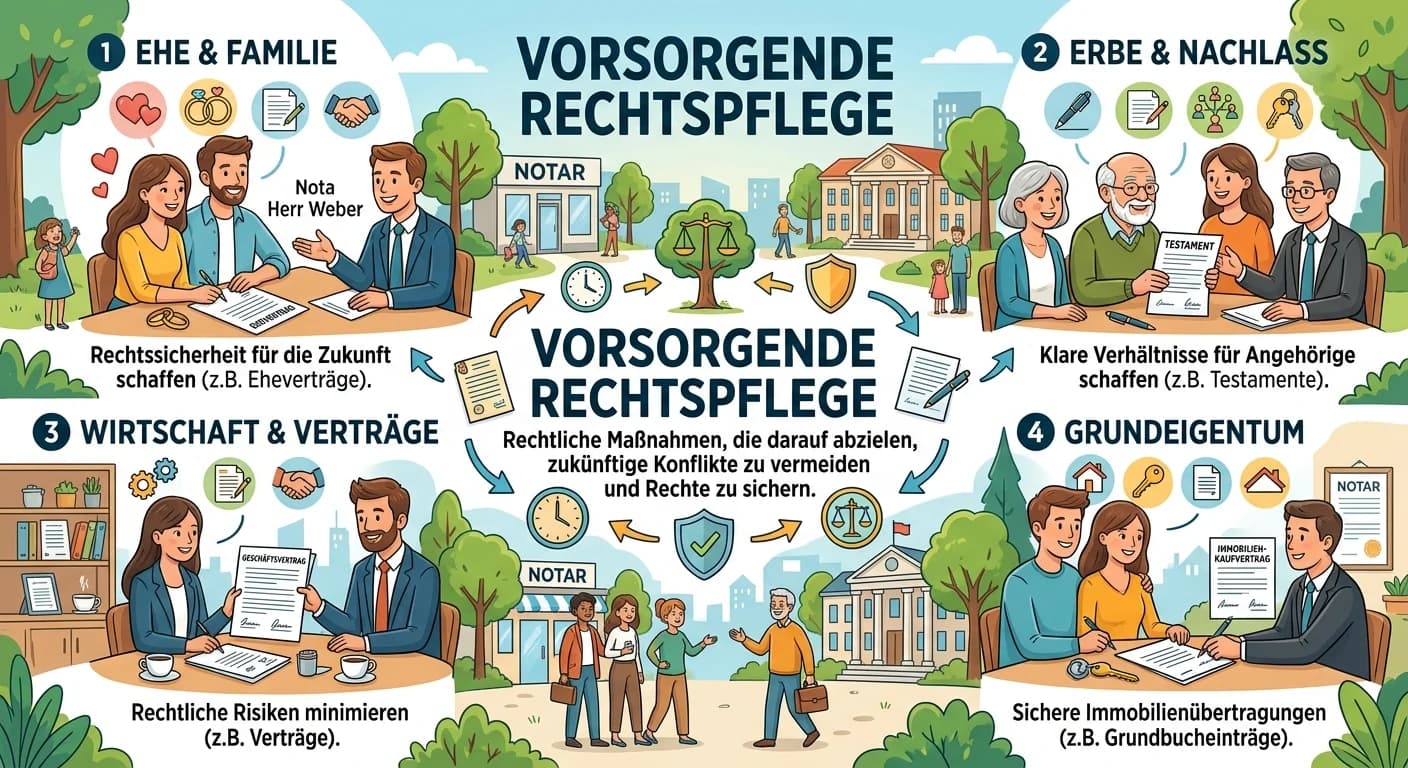 Rechtsanwaltsfachangestellte: Vorsorgende Rechtspflege verstehen – einfach erklärt