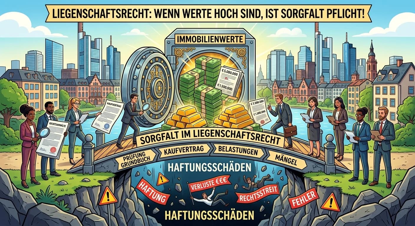 Rechtsanwaltsfachangestellte: Warum ist die Sorgfalt im Liegenschaftsrecht für die – einfach erklärt