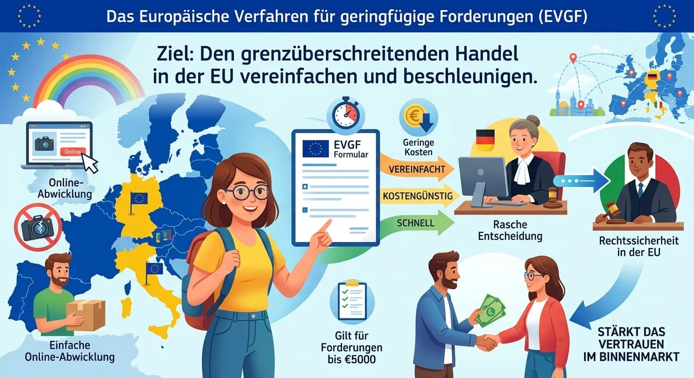 Rechtsanwaltsfachangestellte: Was ist das Ziel des Europäischen Verfahrens für ger – einfach erklärt