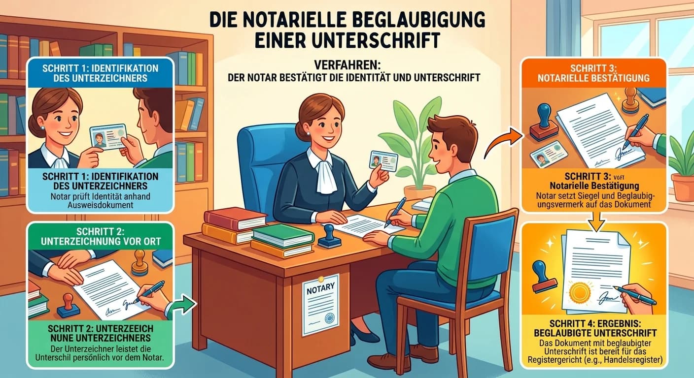 Rechtsanwaltsfachangestellte: Was versteht man unter der 'notariellen Beglaubigung – einfach erklärt