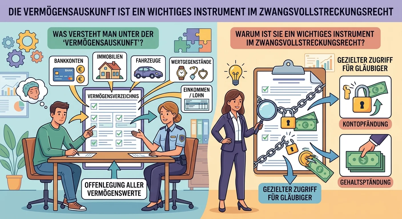 Rechtsanwaltsfachangestellte: Was versteht man unter der 'Vermögensauskunft' des S – einfach erklärt