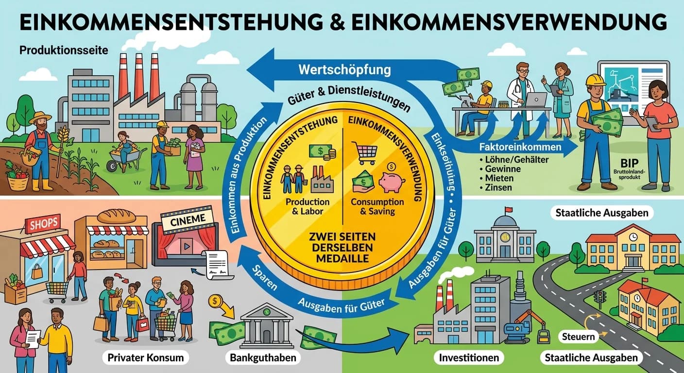 Rechtsanwaltsfachangestellte: Wie hängen Einkommensentstehung und Einkommensverwen – einfach erklärt