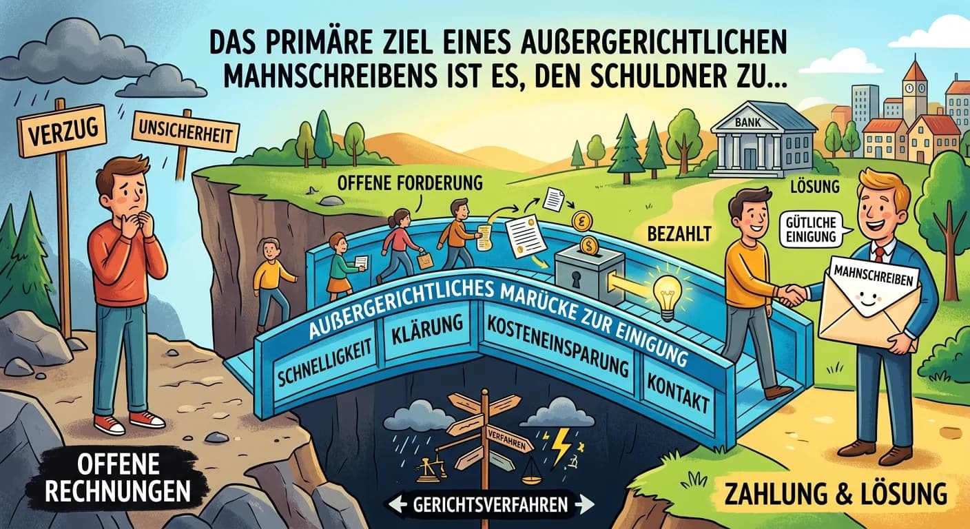 Rechtsanwaltsfachangestellte: Ziel eines außergerichtlichen Mahnschreibens – einfach erklärt