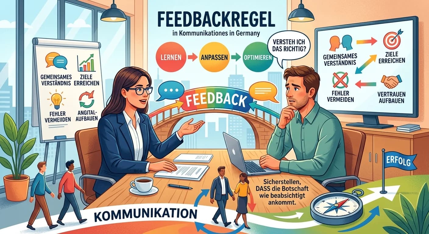 Rechtsanwaltsfachangestellte: Zweck einer Feedbackregel in der Kommunikation – einfach erklärt