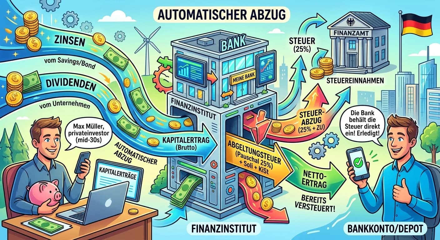 Steuerfachangestellte: Abgeltungsteuer auf Dividenden und Zinsen einbehalten – einfach erklärt