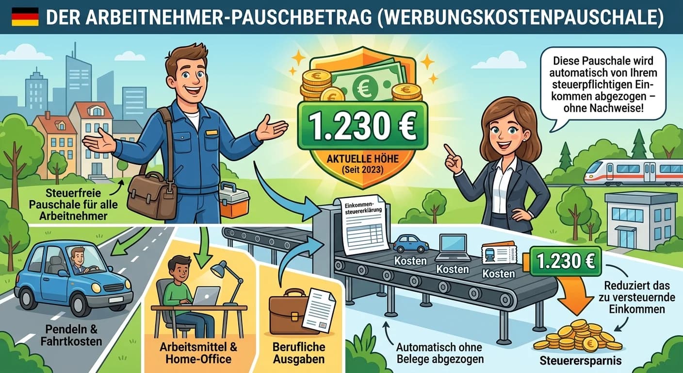 Steuerfachangestellte: Arbeitnehmer-Pauschbetrag Höhe und Werbungskostenpauschale – einfach erklärt