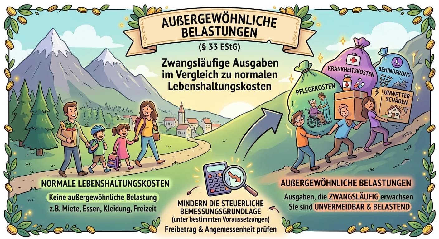Steuerfachangestellte: Außergewöhnliche Belastungen nach § 33 EStG – einfach erklärt