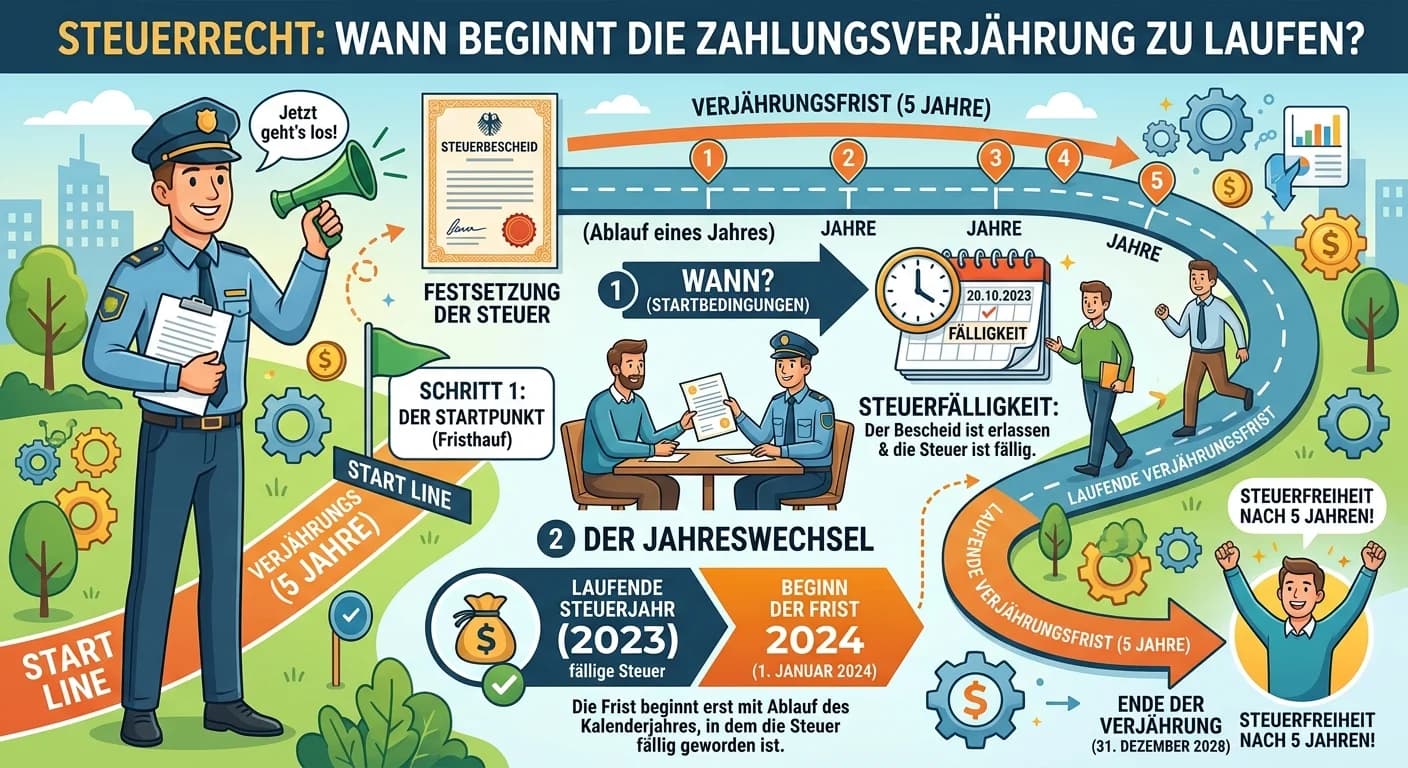Steuerfachangestellte: Beginn der Zahlungsverjährung im Steuerrecht – einfach erklärt