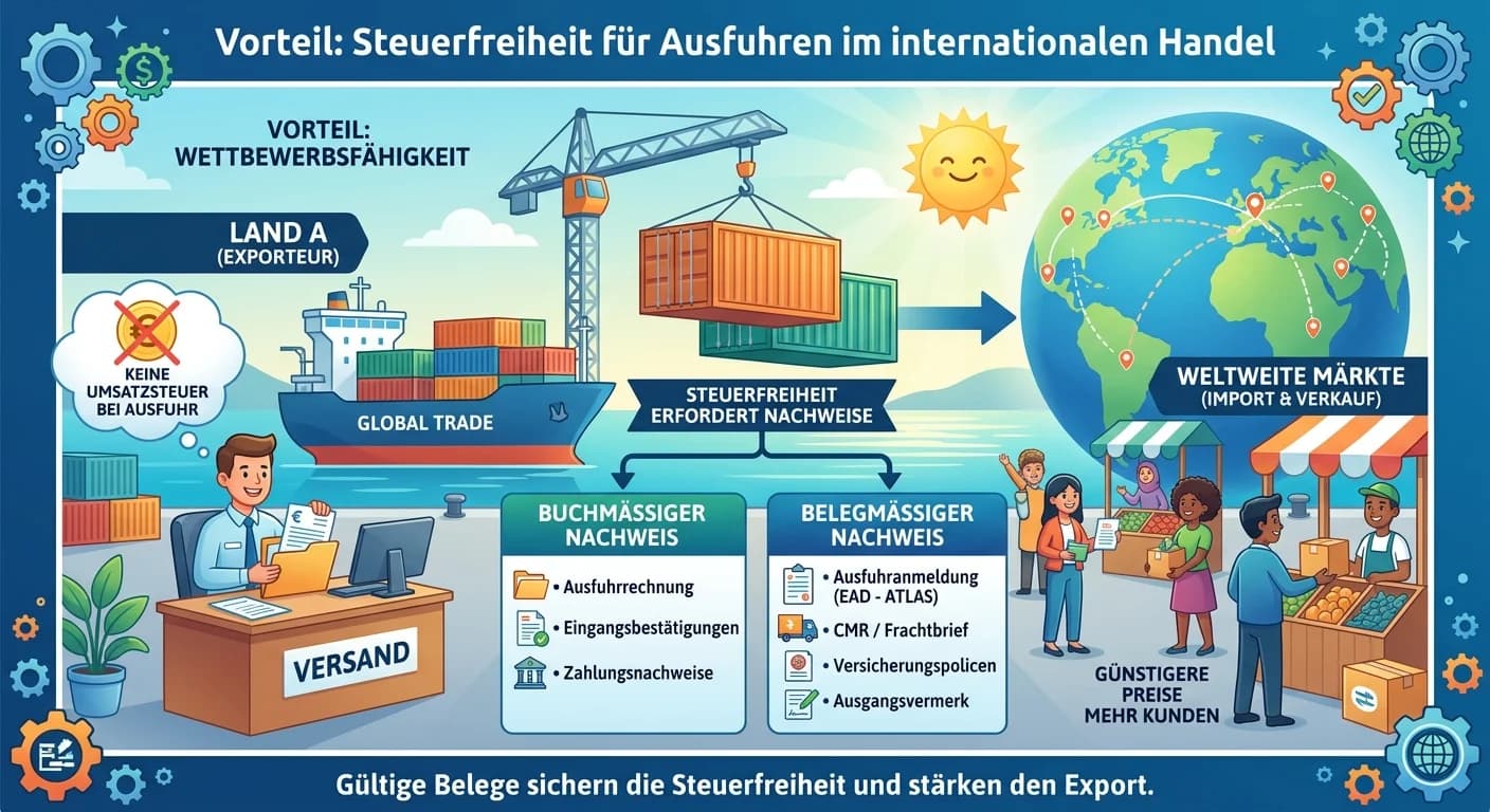 Steuerfachangestellte: Belegnachweise für steuerfreie Ausfuhren – einfach erklärt