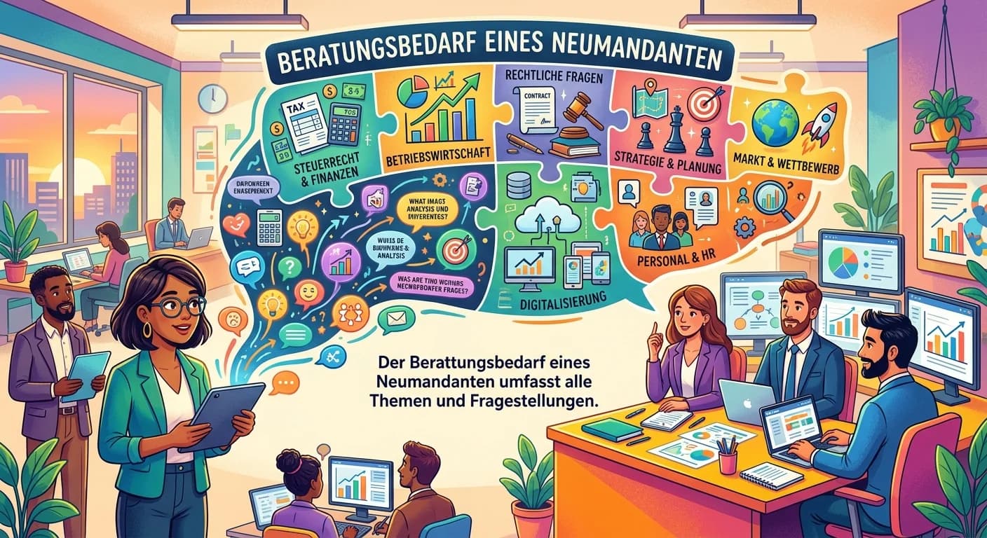 Steuerfachangestellte: Beratungsbedarf Neumandanten verstehen – einfach erklärt