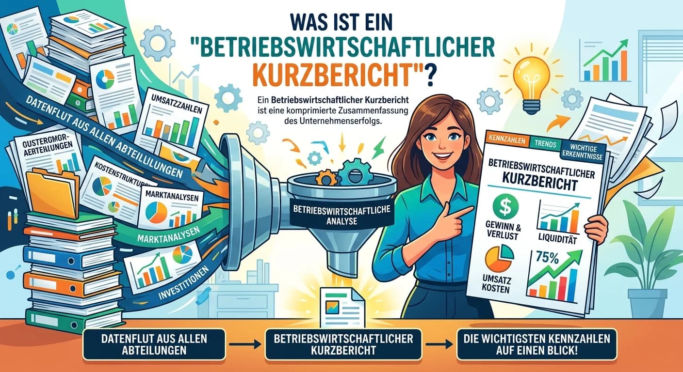 Steuerfachangestellte: Betriebswirtschaftlicher Kurzbericht – einfach erklärt