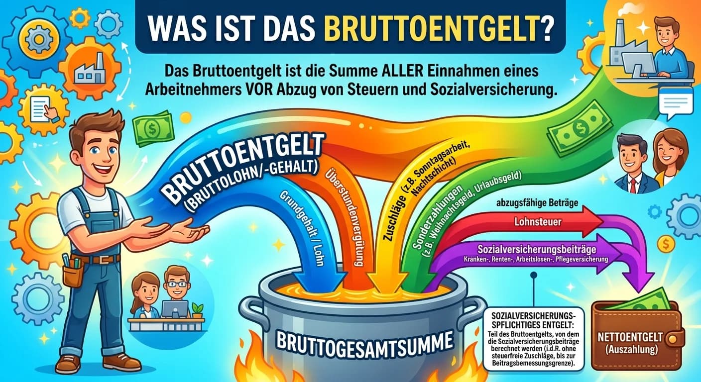 Steuerfachangestellte: Bruttoentgelt vs. sozialversicherungspflichtiges Entgelt – einfach erklärt