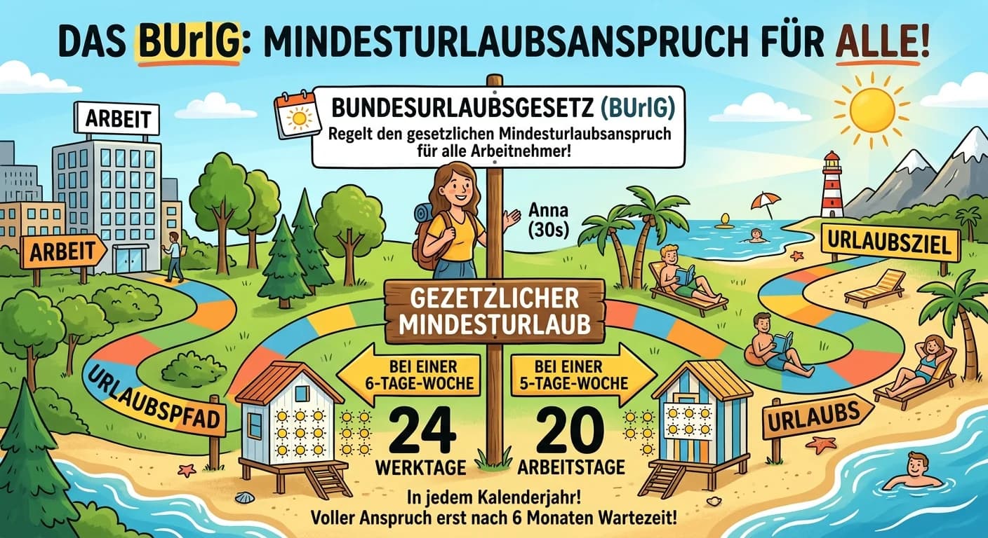 Steuerfachangestellte: Bundesurlaubsgesetz: Mindesturlaubsanspruch – einfach erklärt