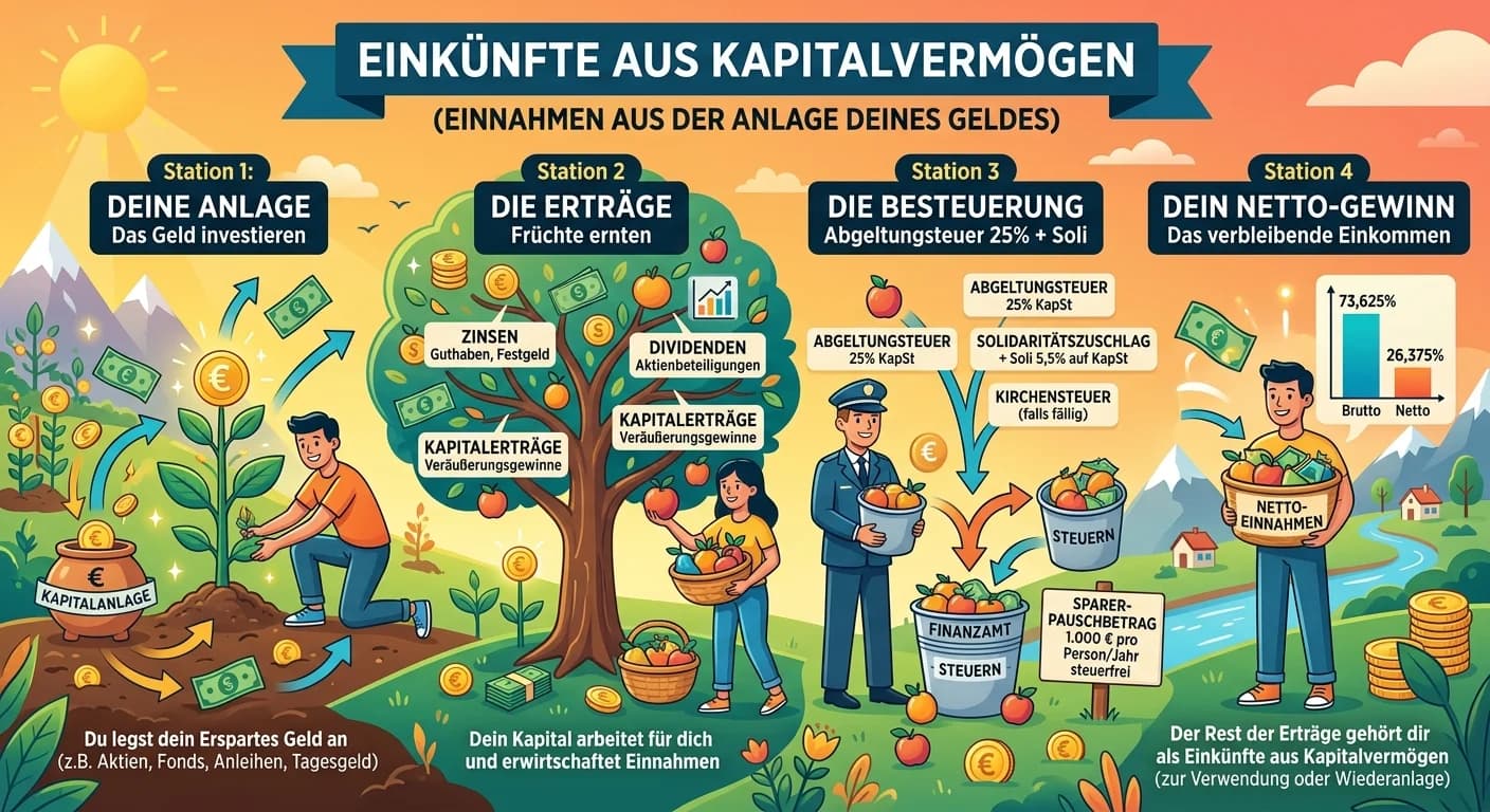Steuerfachangestellte: Einkünfte aus Kapitalvermögen & Besteuerung – einfach erklärt