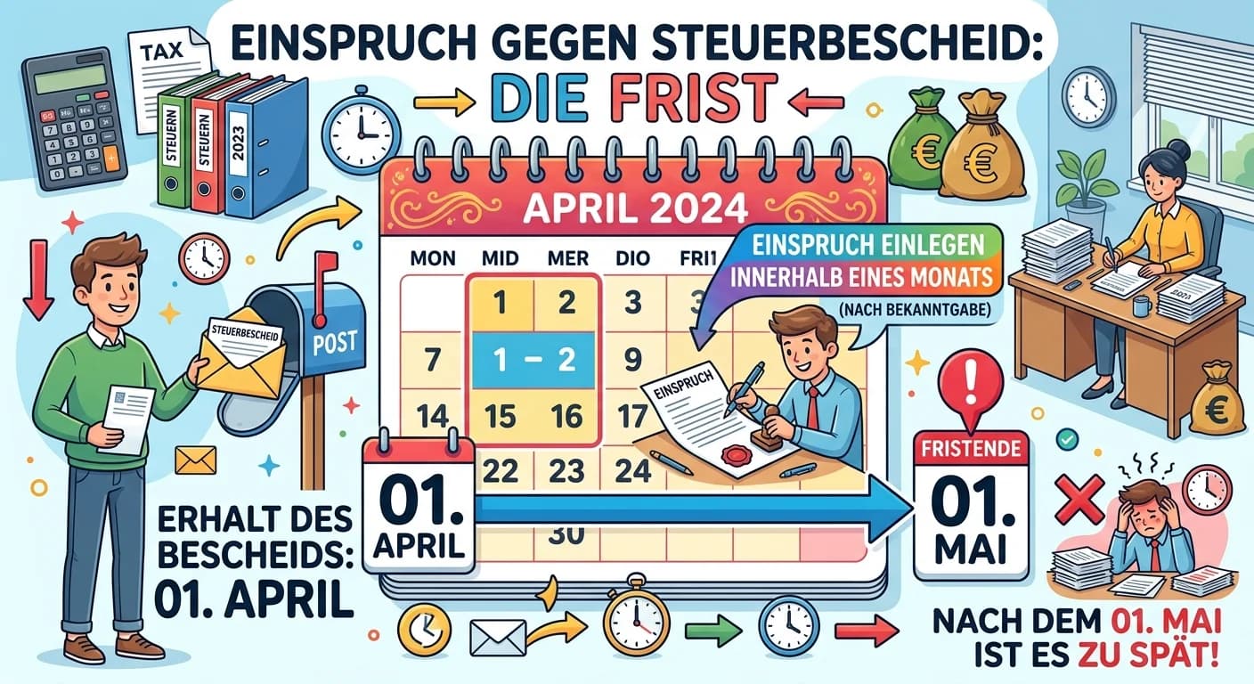 Steuerfachangestellte: Einspruch gegen Steuerbescheid: Frist für Einlegung – einfach erklärt