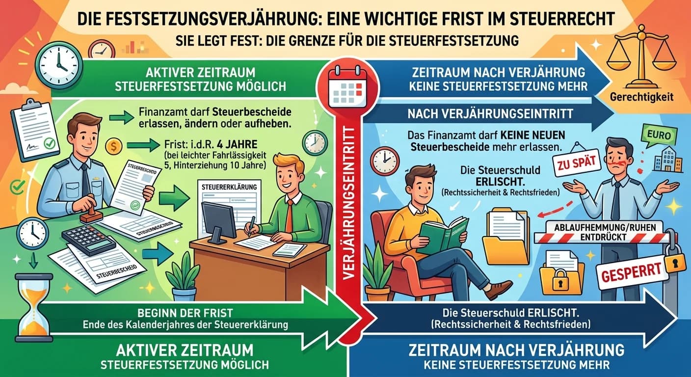 Steuerfachangestellte: Festsetzungsverjährung im Steuerrecht – einfach erklärt
