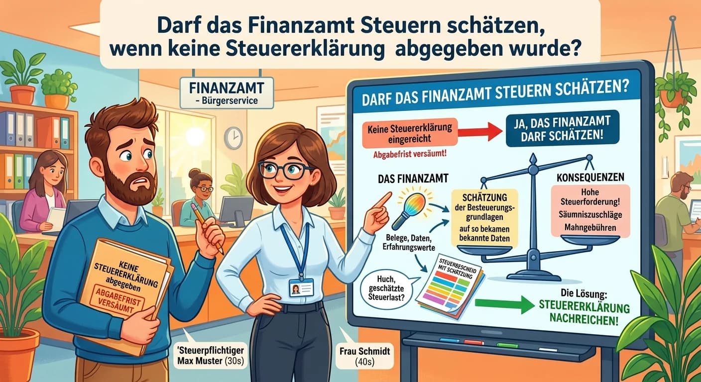 Steuerfachangestellte: Finanzamt schätzt Steuern ohne Steuererklärung (§ 162 AO) – einfach erklärt