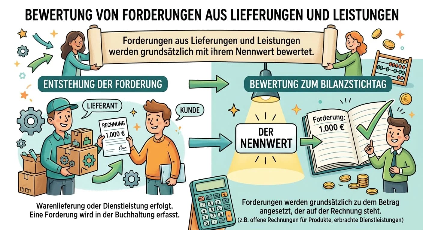 Steuerfachangestellte: Forderungsbewertung Lieferungen Leistungen – einfach erklärt