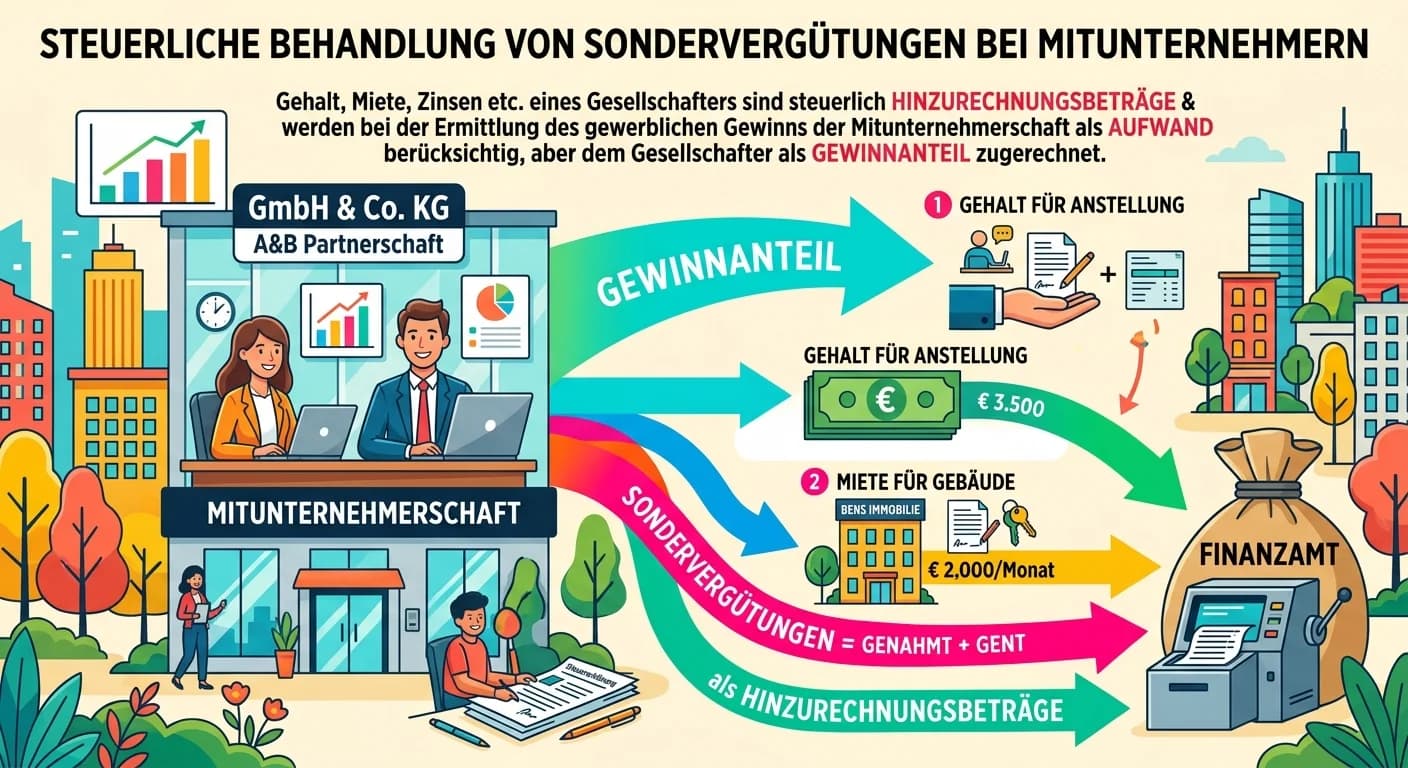 Steuerfachangestellte: Gesellschafter Sondervergütungen steuerlich behandeln – einfach erklärt