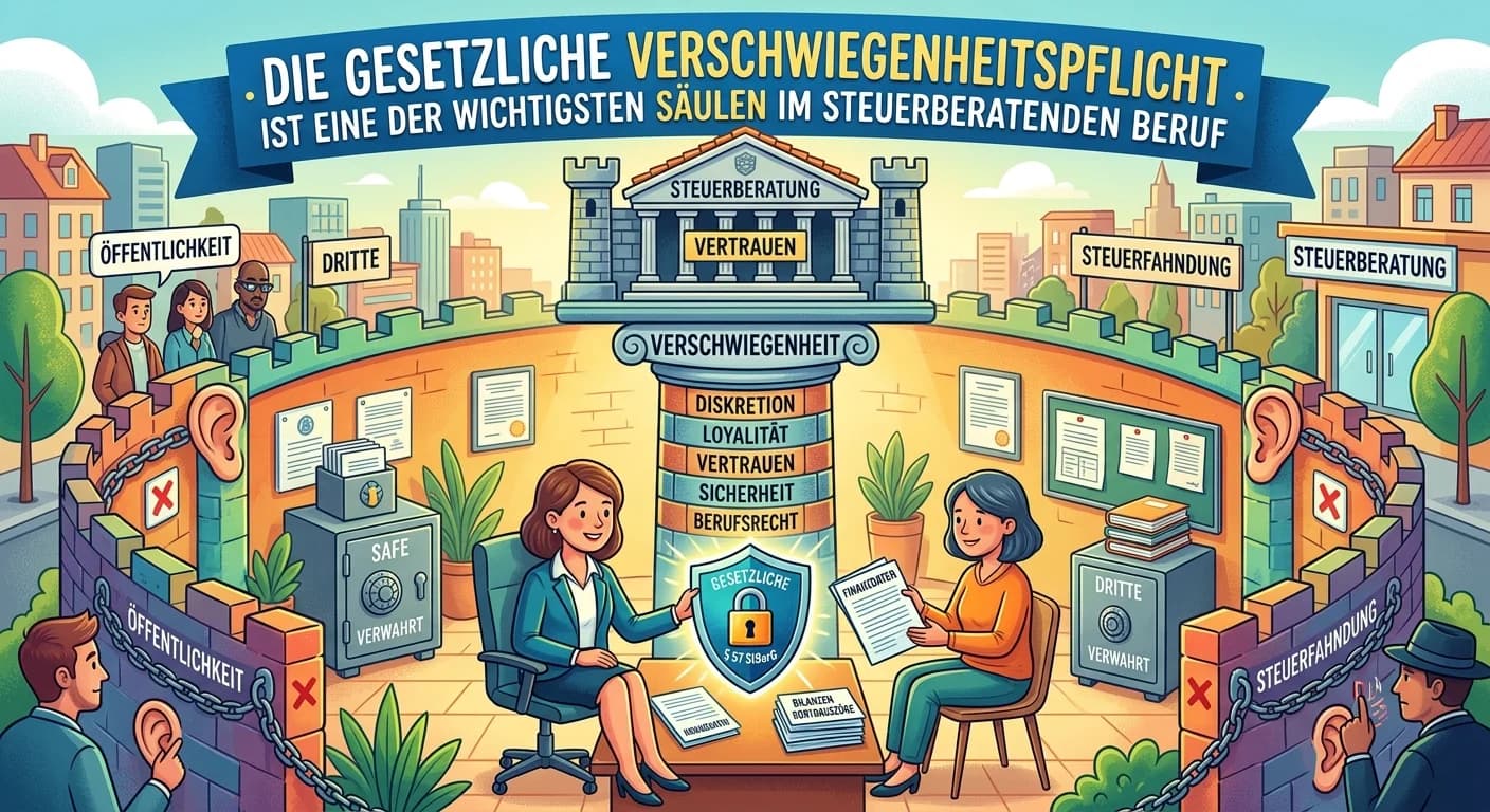 Steuerfachangestellte: Gesetzliche Verschwiegenheitspflicht im Steuerberuf – einfach erklärt
