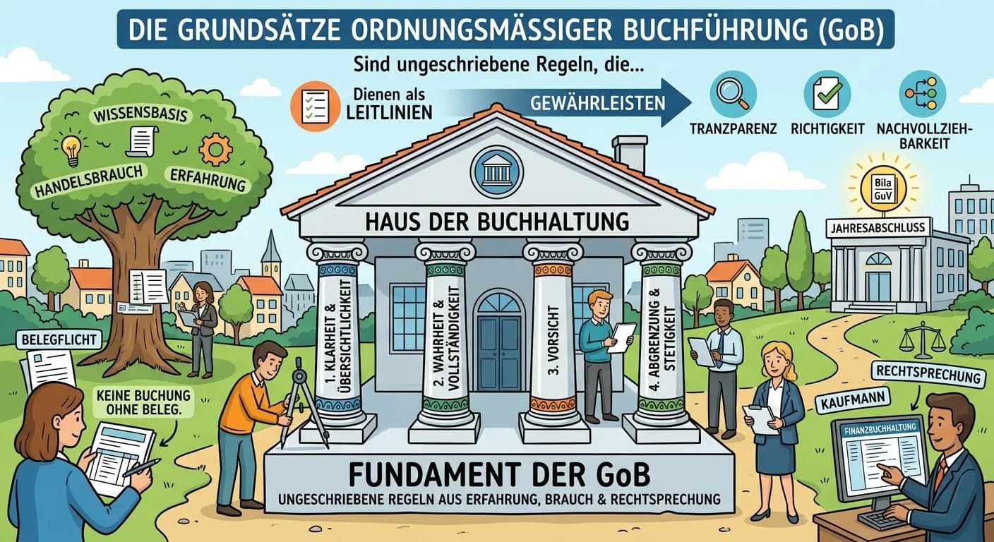 Steuerfachangestellte: Grundsätze ordnungsmäßiger Buchführung (GoB) – einfach erklärt
