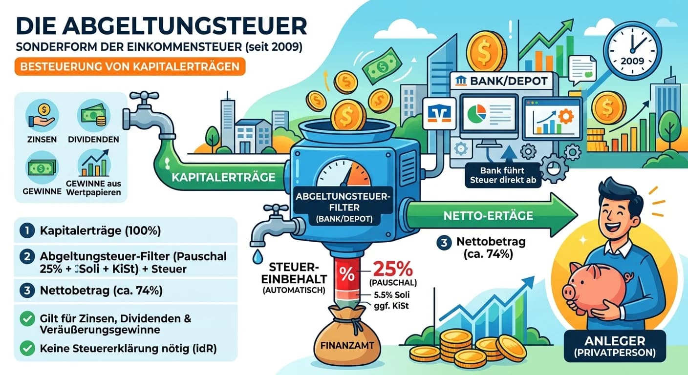 Steuerfachangestellte: Kapitalerträge besteuern mit Abgeltungsteuer – einfach erklärt