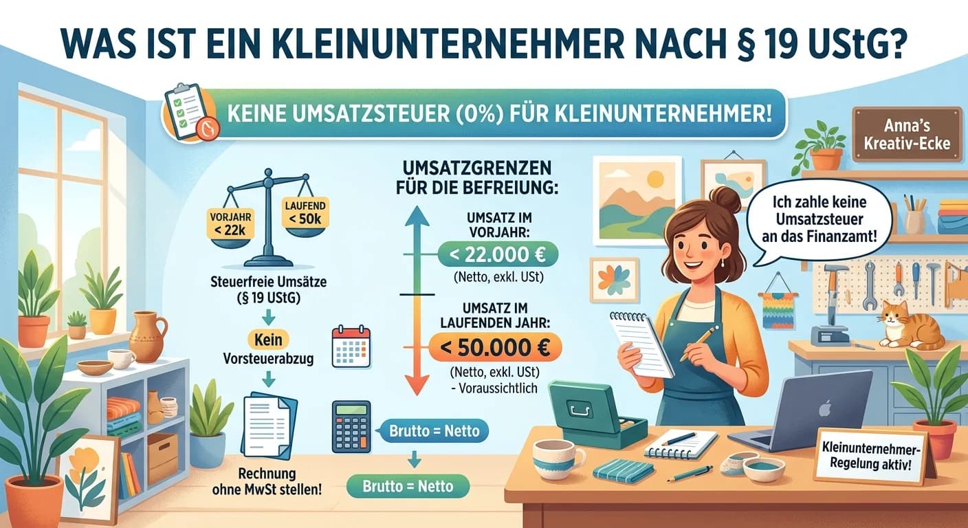 Steuerfachangestellte: Kleinunternehmer nach § 19 UStG – einfach erklärt