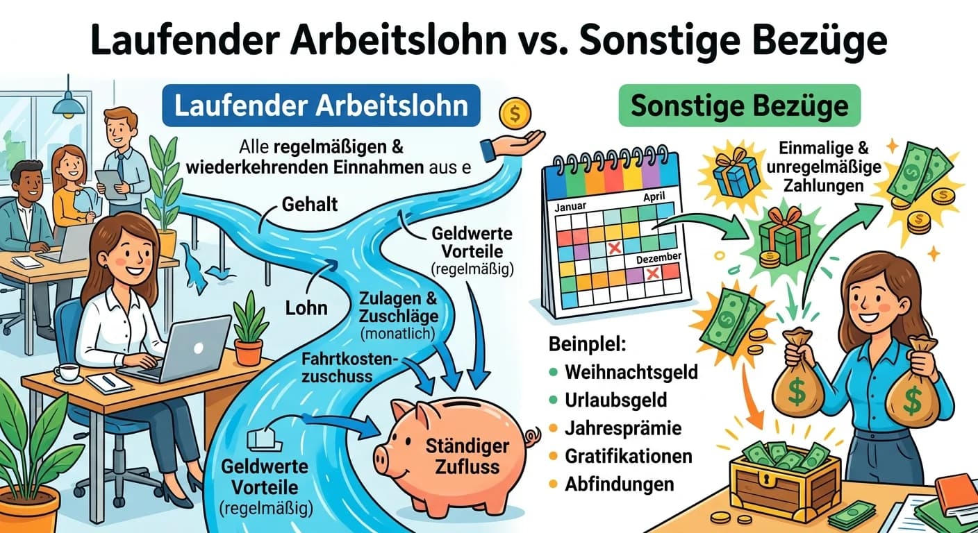 Steuerfachangestellte: Laufender Arbeitslohn vs. sonstige Bezüge – einfach erklärt