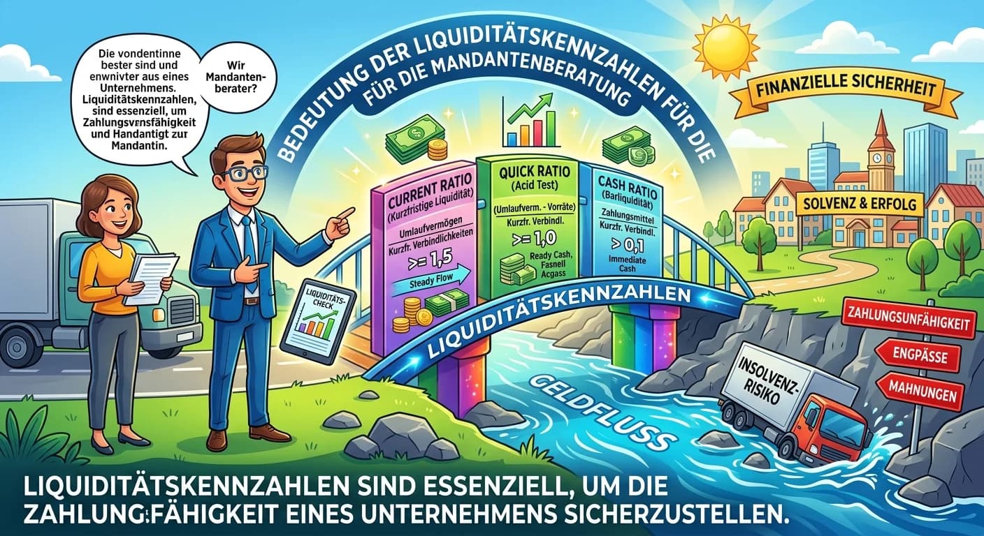 Steuerfachangestellte: Liquiditätskennzahlen in der Mandantenberatung – einfach erklärt