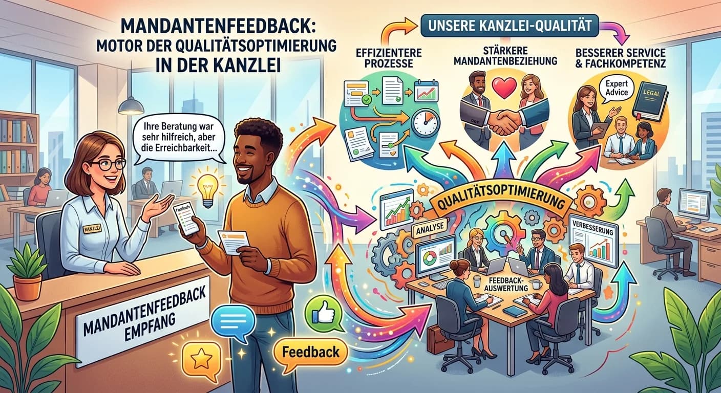 Steuerfachangestellte: Mandantenfeedback zur Kanzlei-Qualitätsoptimierung – einfach erklärt