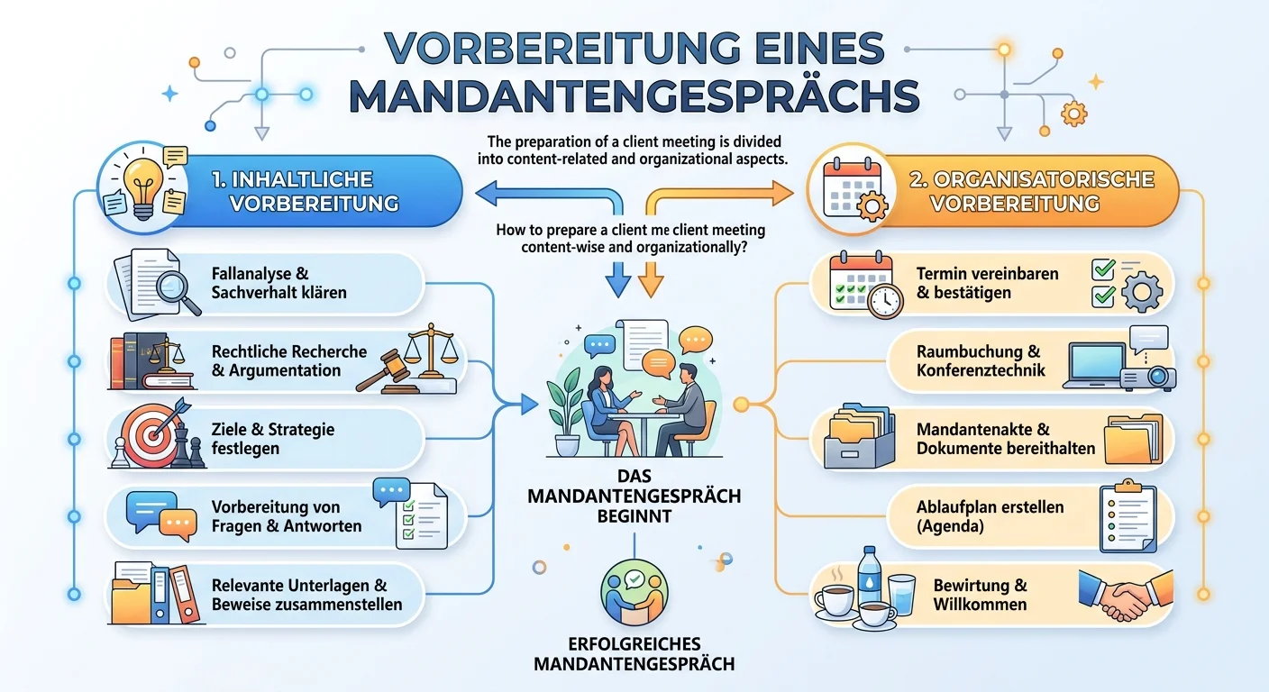 Steuerfachangestellte: Mandantengespräch vorbereiten: inhaltlich & organisatorisch – einfach erklärt