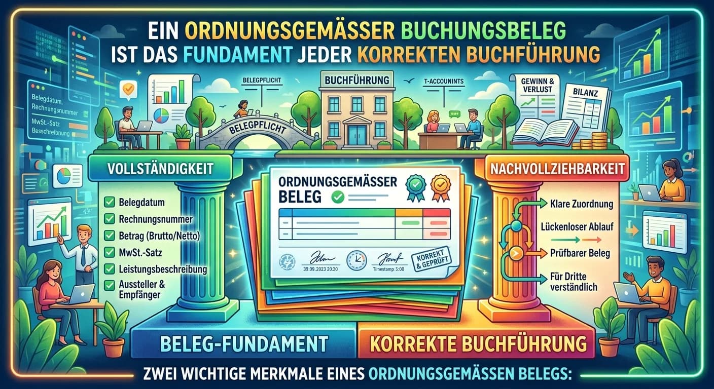 Steuerfachangestellte: Merkmale eines ordnungsgemäßen Buchungsbelegs – einfach erklärt