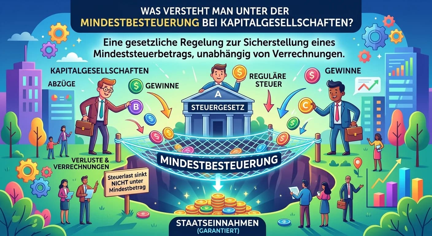 Steuerfachangestellte: Mindestbesteuerung Kapitalgesellschaften Körperschaftsteuer – einfach erklärt