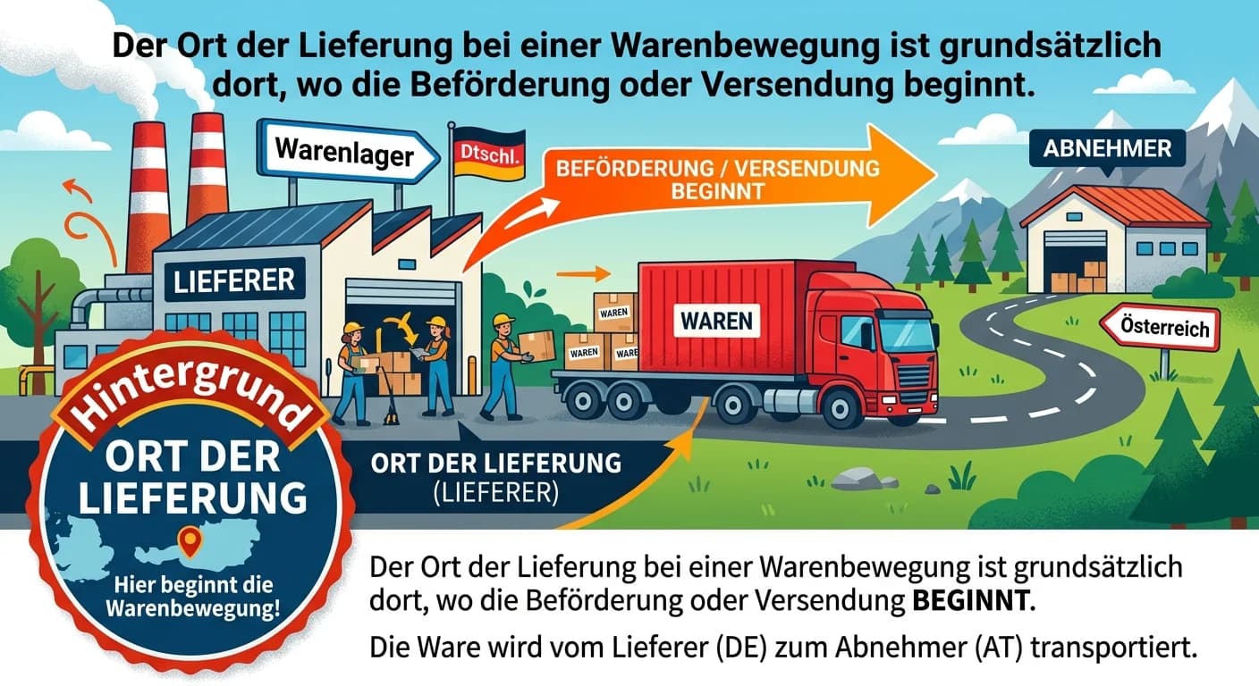 Steuerfachangestellte: Ort der Lieferung bei Warenbewegung: Abgangslandprinzip – einfach erklärt