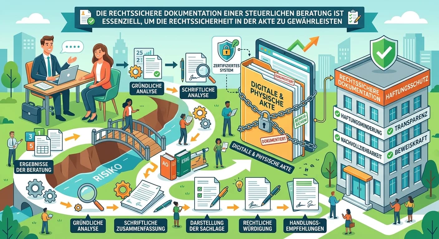 Steuerfachangestellte: Steuerberatung rechtssicher dokumentieren – einfach erklärt