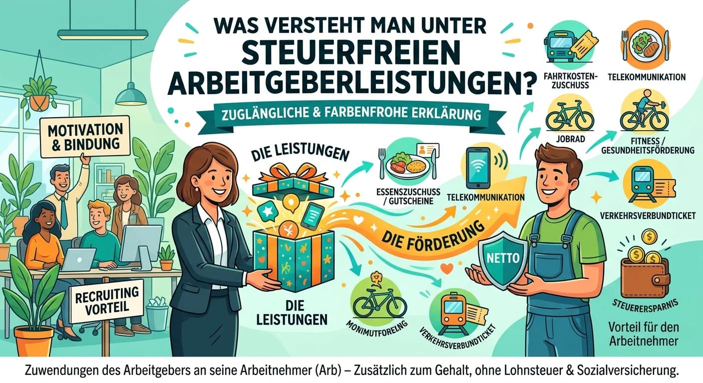 Steuerfachangestellte: Steuerfreie Arbeitgeberleistungen – einfach erklärt