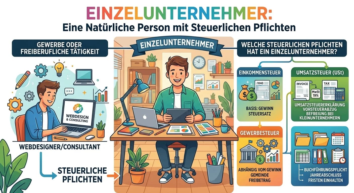 Steuerfachangestellte: Steuerpflichten Einzelunternehmer – einfach erklärt