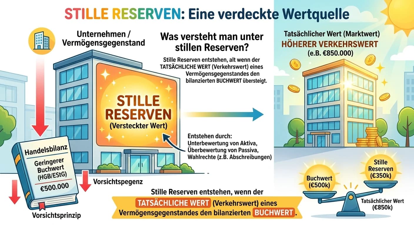 Steuerfachangestellte: Stille Reserven in der Bilanz und ihr tatsächlicher Wert – einfach erklärt