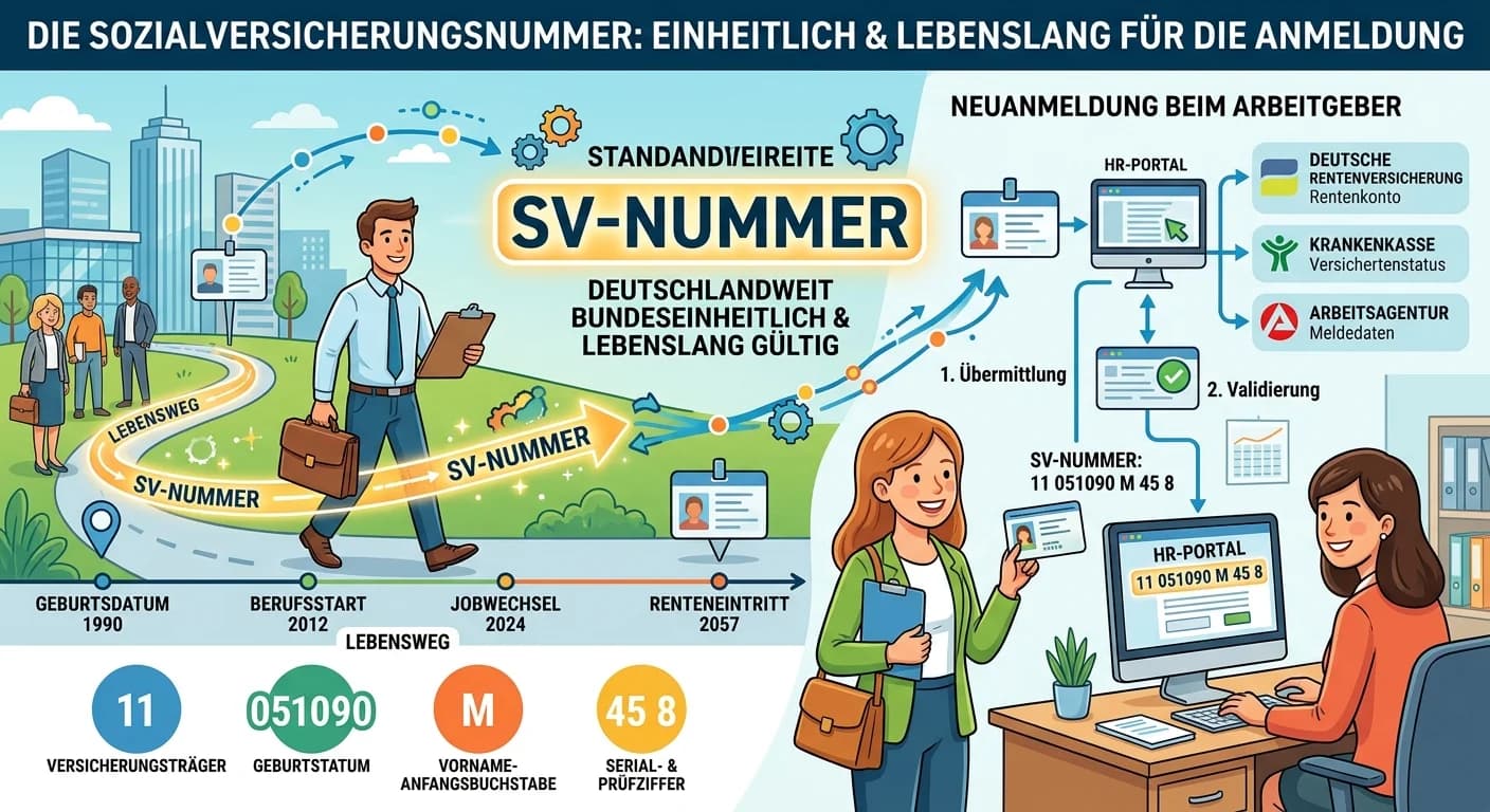 Steuerfachangestellte: SV-Nummer Bedeutung für Mitarbeitenden-Anmeldung – einfach erklärt