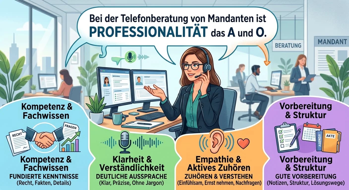Steuerfachangestellte: Telefonberatung Mandanten: Professionalität & Kommunikation – einfach erklärt