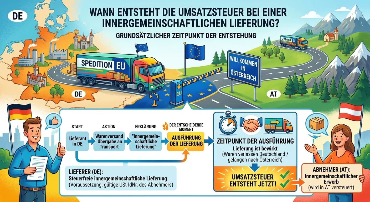 Steuerfachangestellte: Umsatzsteuer bei innergemeinschaftlicher Lieferung – einfach erklärt
