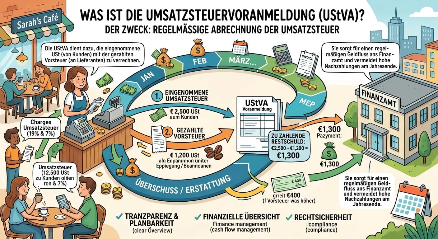 Steuerfachangestellte: Umsatzsteuervoranmeldung Zweck und Funktion – einfach erklärt
