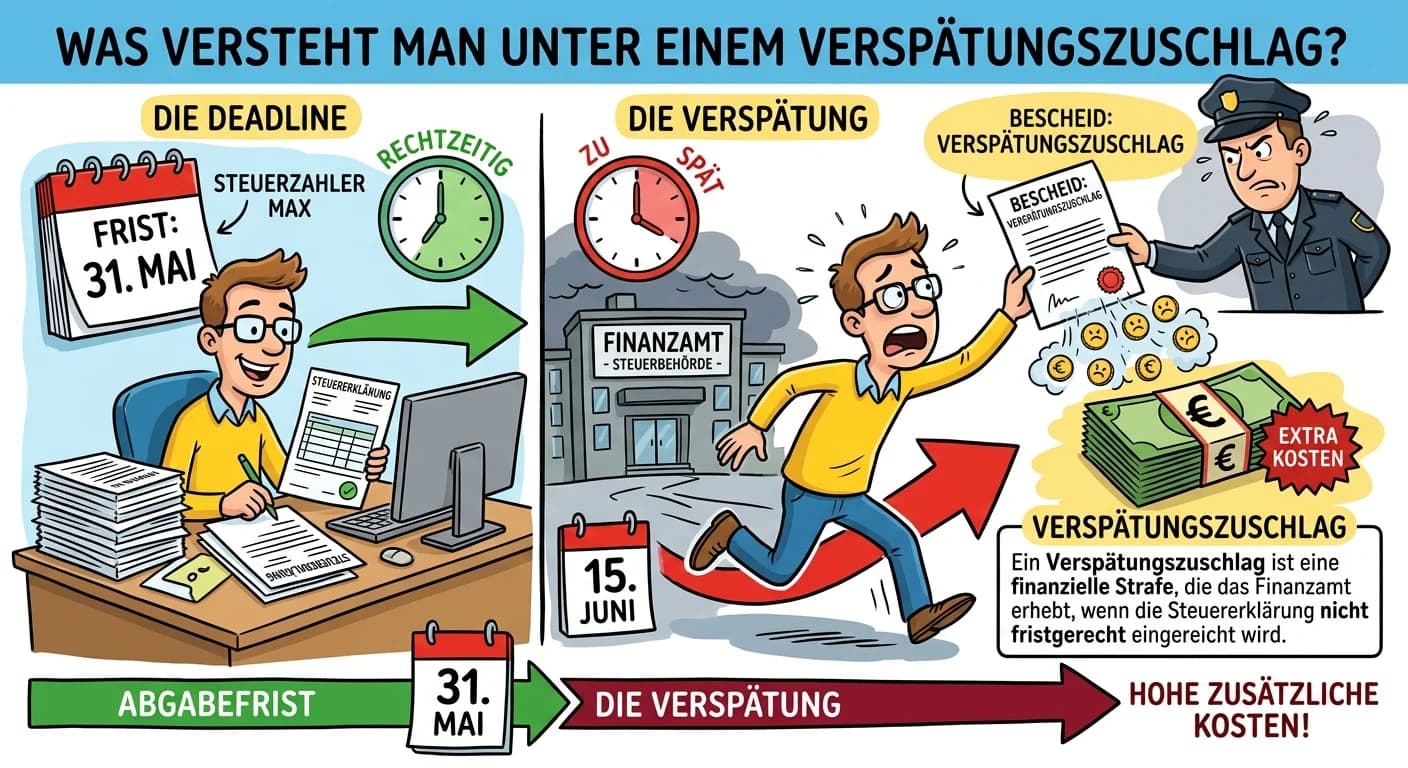 Steuerfachangestellte: Verspätungszuschlag bei Steuererklärung – einfach erklärt