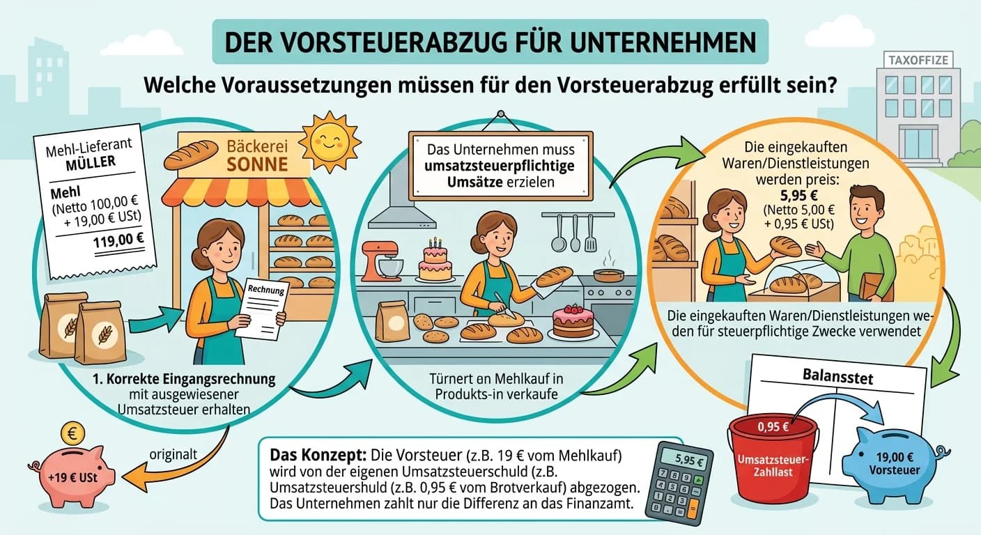 Steuerfachangestellte: Voraussetzungen für den Vorsteuerabzug – einfach erklärt