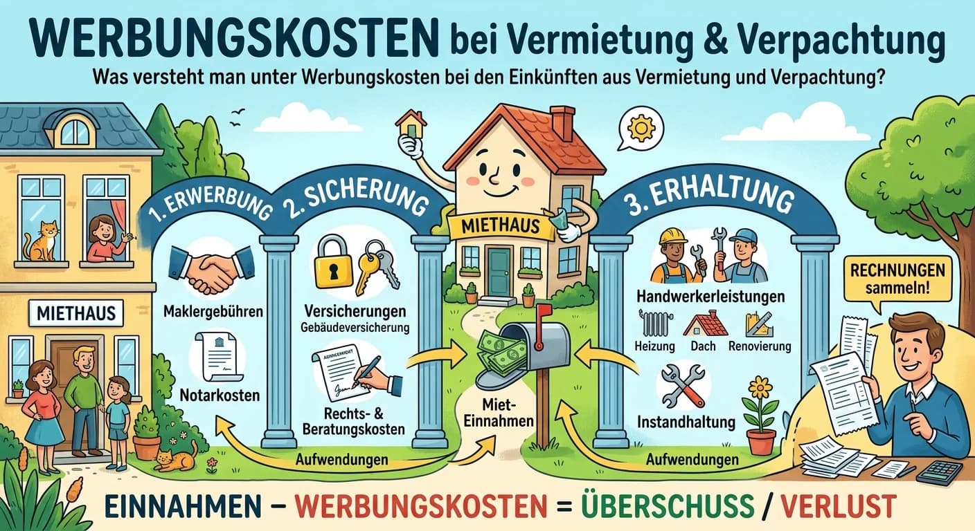 Steuerfachangestellte: Werbungskosten bei Vermietung und Verpachtung – einfach erklärt