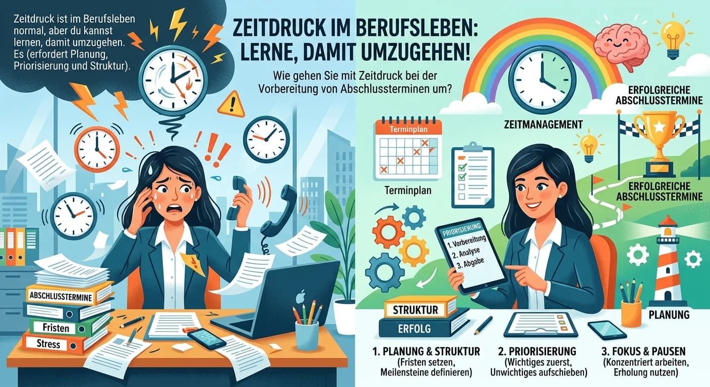 Steuerfachangestellte: Zeitdruck bei Abschlussterminen meistern – einfach erklärt