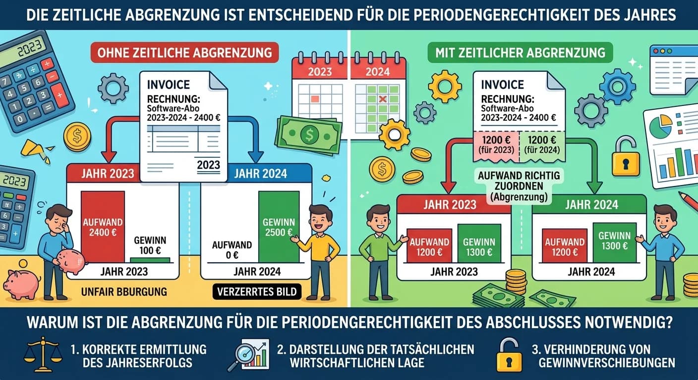 Steuerfachangestellte: Zeitliche Abgrenzung für Periodengerechtigkeit im Abschluss – einfach erklärt